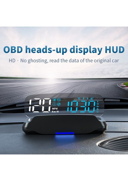 C7B Obd2 Car Hud Başlık Ekran Arabası Akıllı Gösterge Ekran Arayüz Yağı Basınç Hava-Yakıt Oranı LCD Kafalar Yukarı (Yurt Dışından) modelleri