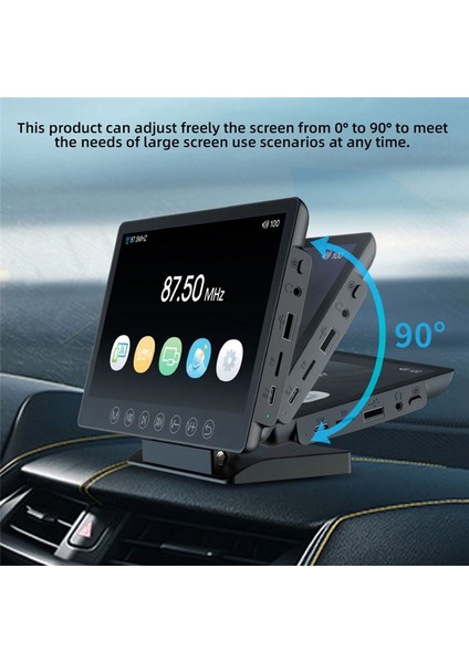 7 Inç Taşınabilir Araba Video Oynatıcı LCD Dokunmatik Ekran Radyo Multimedya Video Oynatıcı Araba Tv Monitörü Tablet Otomatik Aksesuarlar (Yurt Dışından)