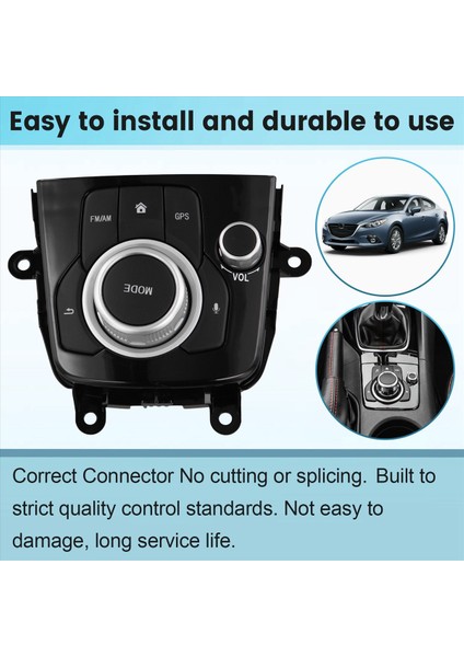 Araba Konsolu Kontrol Anahtarı Gezinme Yüzey Çerçevesi Konsol Kontrolör Mazda 3 Axela 2014-2019 BHN1-66-CM0C (Yurt Dışından) indirimleri