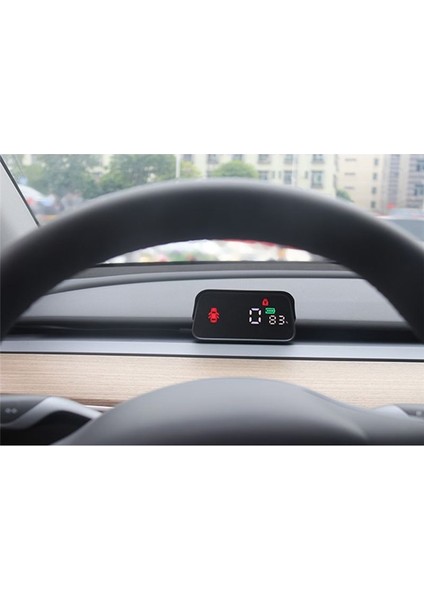 Araba Kafası Akıllı Ekran Hava Kodu Ölçer LCD Enstrüman Tesla Model 3 Y Için Hud Araç Aksesuarları (Yurt Dışından) fiyatları