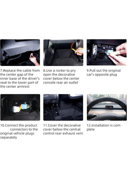 Araba Kafası Akıllı Ekran Hava Kodu Ölçer LCD Enstrüman Tesla Model 3 Y Için Hud Araç Aksesuarları (Yurt Dışından) fırsatları