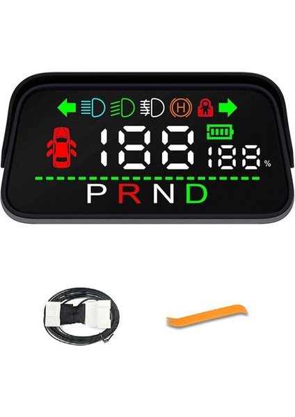 Araba Kafası Akıllı Ekran Hava Kodu Ölçer LCD Enstrüman Tesla Model 3 Y Için Hud Araç Aksesuarları (Yurt Dışından) indirimleri