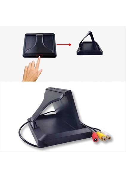 5 Inç Katlanabilir Arka Görünüm Monitörü Yedek Kamera Araba Monitörü Su Geçirmez Arka Görünüm Otomobil Kamera Park Sistemi Kiti (Yurt Dışından) fiyatları