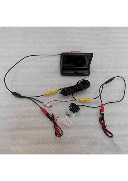 4 3inch Araba Arka Görünüm Yedek Kamera LCD Monitör Araç Van Gecesi Vizyonu Ters Video Park Sistemi (Yurt Dışından) fırsatları