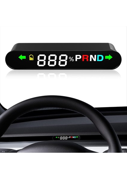 Tesla Model 3 Için Model Y 2019-2022 Rhd Hud Head Up Ekranı Gösterge Hızı Dişli Dönüş Sinyalleri ile Gösterge Paneli Gizli Hud (Yurt Dışından) fiyatları