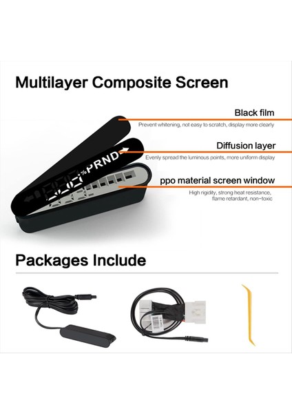 Tesla Model 3 Için Model Y 2019-2022 Rhd Hud Head Up Ekranı Gösterge Hızı Dişli Dönüş Sinyalleri ile Gösterge Paneli Gizli Hud (Yurt Dışından) fırsatları