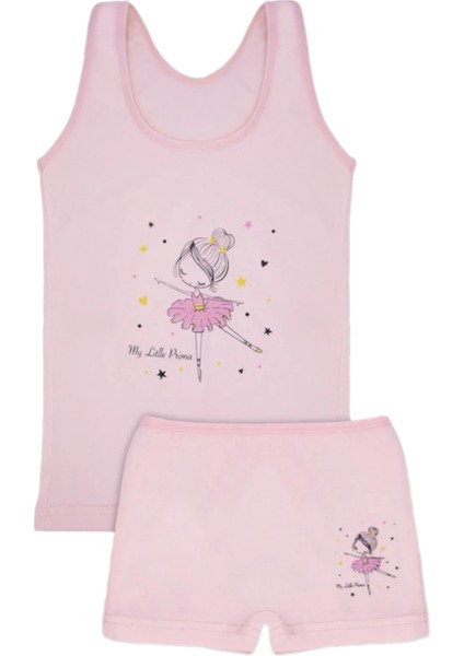 Kız 3/12 Yaş Karışık Desenli Atlet ve Boxer Set fiyatları