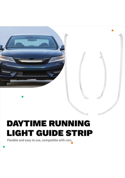 Araba Gündüz Koşu Işık Kılavuzu Şerit Farlar Honda Accord 2016-2017 Için Işık Şeritleri (Yurt Dışından) fırsatları