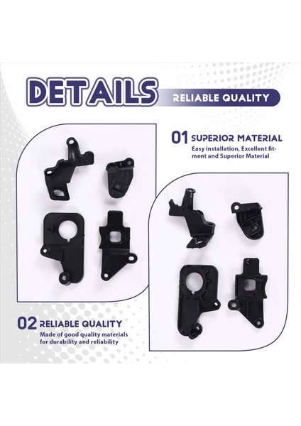 Citroen C5 Sol Far Braketi Onarım Kiti 6212 F0 Araç Aksesuarları (Yurt Dışından) indirimleri