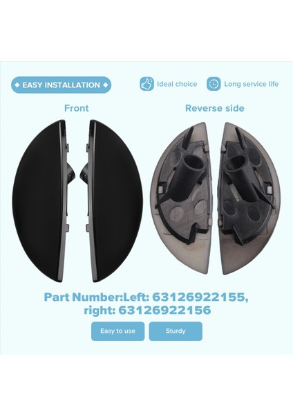 Ön Tampon Far Yıkama Nozul Kapağı Far Yıkama Nozul Kapağı Mini Cooper Için R52 R52 R53 2001-2006 (Yurt Dışından) indirimleri