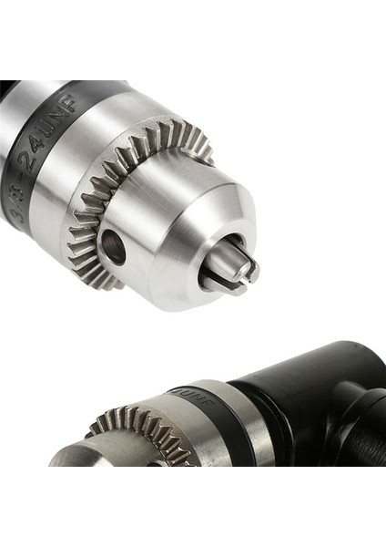 90 Derece Sağ Açılı Elektrikli Matkap Üç-Çeneli Chuck Corner Darbe Matkap Dik Açısı Dik Açısı Bükülme Adaptör Plastik (Yurt Dışından)