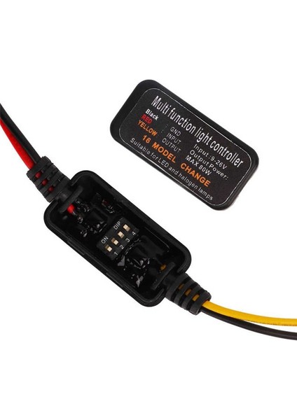 4pcs 16 Mod Ayarlanabilir LED Fren Işığı Flaşör Flaş Kontrolörü Araba Motosikleti Için Evrensel (Yurt Dışından) fırsatları