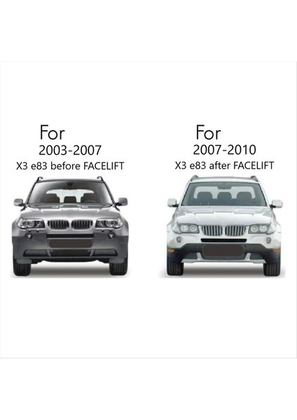 1paır Araş Kayalı Işık Çalışı 7162209 7162210 Bmw X3 E83 2007-2010 63217162209 63217162210 Arka Kuyruk Kartı (Yurt Dışından) modelleri