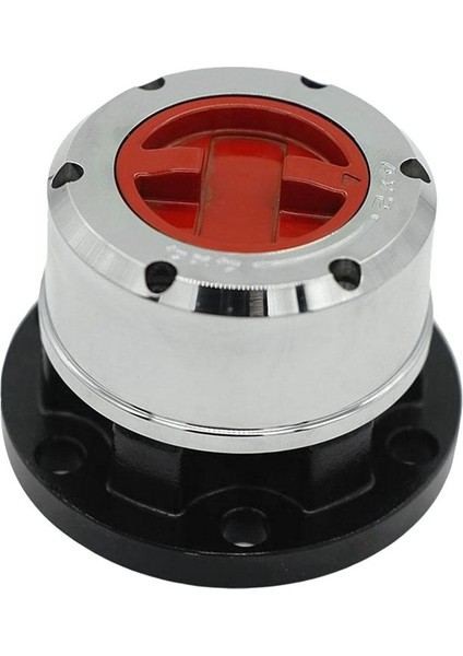 Jeep Pekin Için Ön Tekerlek Debriyaj Saplamaları Uaz Gaz 1961-2023 AVM410 Manuel Serbest Tekerlekli Kilit Kilitleme Hubları 6 Saplama Delikleri Kırmızı (Yurt Dışından)