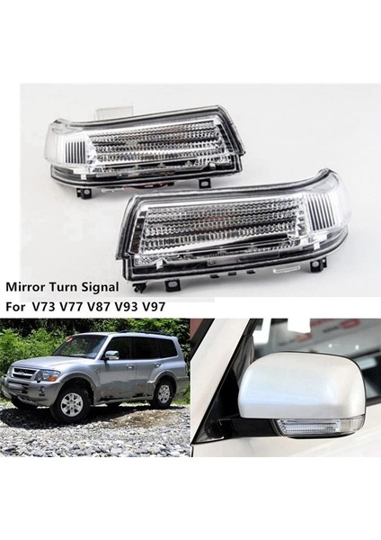 8351A029 8351A030 LED Çalışma Dönüş Sinyali Işık Yan Işaretleyici Işık Otomobil Mitsubishi Pajero V77 V93 V97 2006-2019 (Yurt Dışından) indirimleri