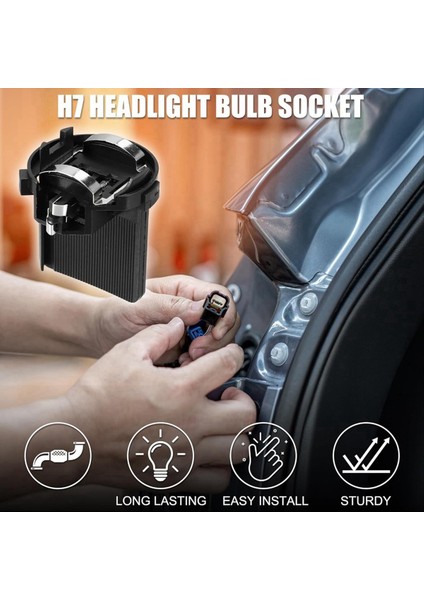 Golf Için H7 Ampul Soketi /5K0941109C Ampul Adaptörü Halojen Lamba Tutucu Düşük Işın Kafa Işık Baskı 4 Pcs (Yurt Dışından) indirimleri