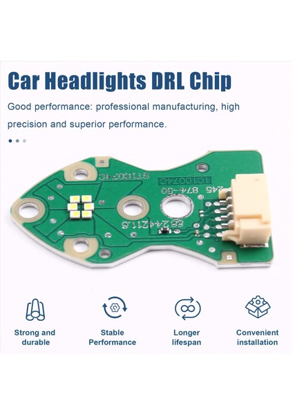 Tesla Için Beyaz Işık Model 3/y 2021-2023 Araba Farları Drl Yonga Balast Devre Kartı Işık Kaynak Kartı Çip Sol (Yurt Dışından) fırsatları