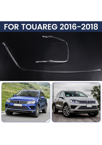 Araba Gündüz Koşu Işık Kılavuzu Şerit Farlar Vw Touareg Için Işık Şeritleri 2016-2018 Far Aksesuarları Doğru (Yurt Dışından) indirimleri
