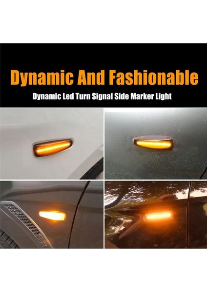 Çamurluk Yan Işık Sinyal Dönüşü Göstergesi Mitsubishi Evocean Outlander Mırage Için Açık Sarı Işık Akan Araba (Yurt Dışından) indirimleri