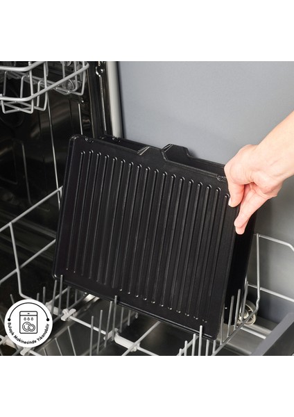 Inox Press Izgara ve Tost Makinesi 2000W 6 Dilim Kapasiteli