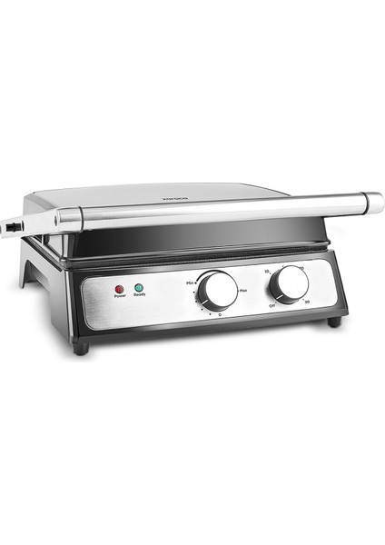 Inox Press Izgara ve Tost Makinesi 2000W 6 Dilim Kapasiteli