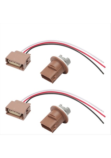 2pcs Alay Lambası Fren Lambası Sinyali Işık Soketi Dutyalı Koşum Lincoln Ford F-150 F-250 F-350 Süper YF1Z13411CA (Yurt Dışından)