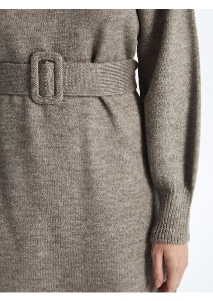 Yeni Sezon Bisiklet Yaka Kadın Triko Tunik modelleri