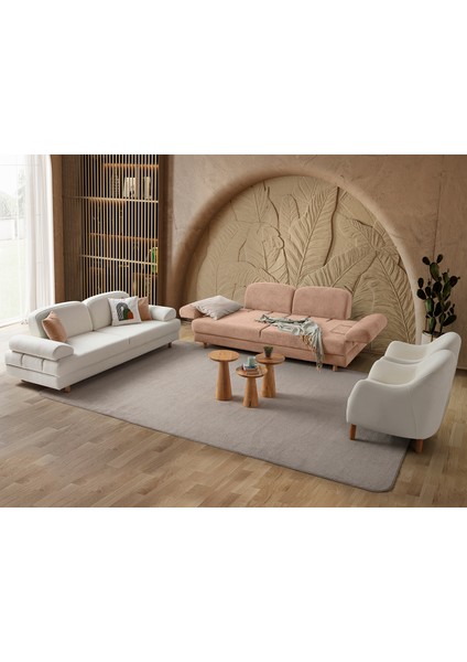 Aries Yataklı Sandıklı Koltuk Takımı 3+3+1+1 Pembe fırsatları