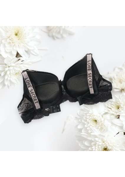 Dantelli Taşlı Mikro Dolgulu Sütyen Takımı fiyatları