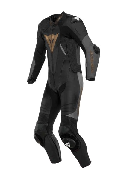 Dainese Laguna Seca 5 Lthr Suit Perf.blk Ant.tıbetan Platıum Tulum