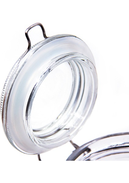 3'lü Set Korken Kavanoz Vakumlu Kilitli Cam Saklama Kavanozu 500ML - 750ML - 1000ML indirimleri