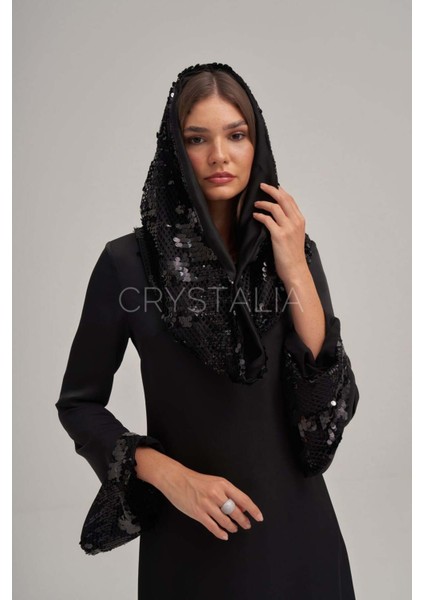 Kapşonlu Saten Elbise fiyatları