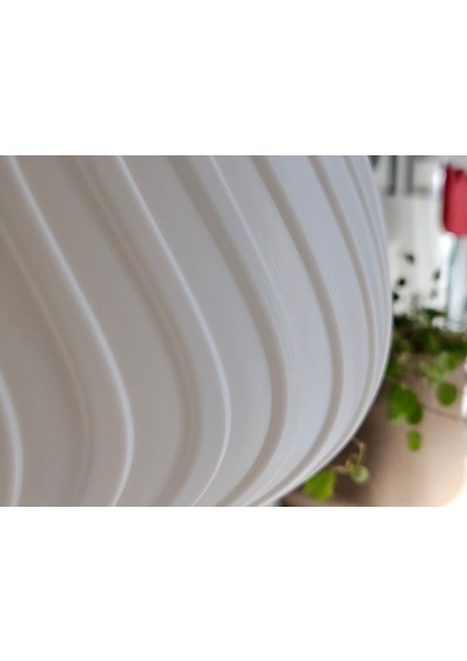 3D Baskı Dalga Desenli Masa Lambası – Üç Ayaklı Dekoratif Lamba fırsatları