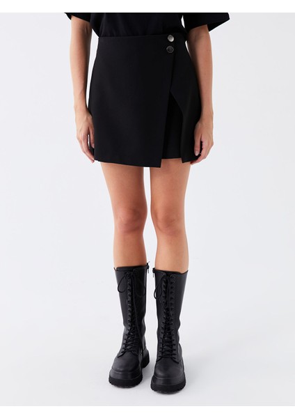 Yeni Sezon Standart Fit Kadın Şort Etek modelleri