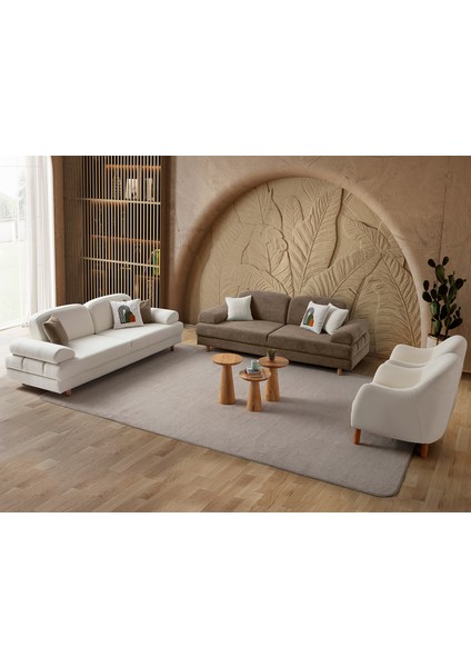 Aries Yataklı Sandıklı Koltuk Takımı 3+3+1+1 Kahverengi fiyatları