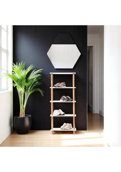 Pia 5 Raflı Kitaplık Çok Amaçlı Dolap fırsatları