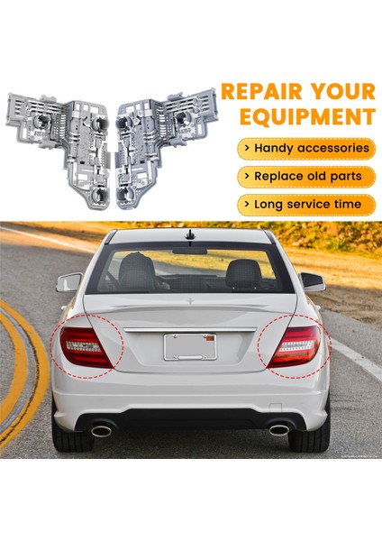 2048202277 2048202577 Mercedes Için LED Kuyruk Lambası Ampul Tutucu Benz W204 C180 C200 C280 C300 C320 C350 C220 C250 C63 (Yurt Dışından) fırsatları