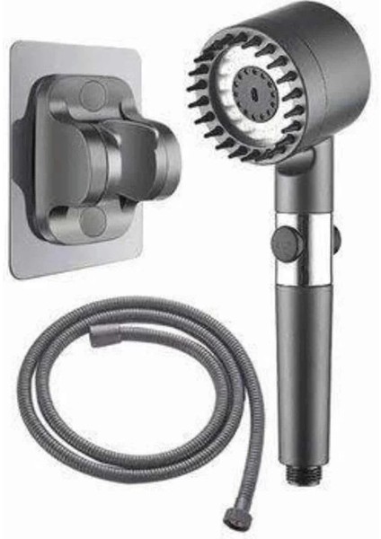 Yüksek Performanslı Masaj Etkili Su Tasarruflu Duş Başlığı Krom Kaplama Uzun Ömürlü