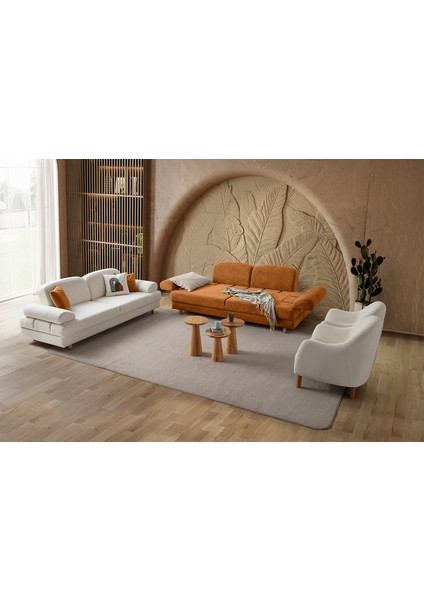 Aries Yataklı Sandıklı Koltuk Takımı 3+3+1+1 Turuncu fırsatları