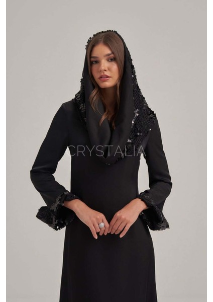 Kapşonlu Saten Elbise modelleri