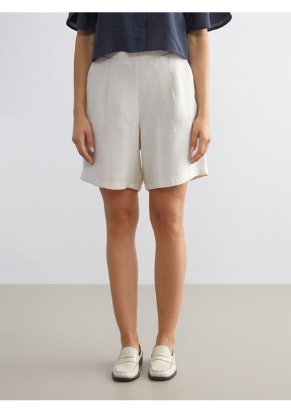 Yeni Sezon Beli Lastikli Kadın Pileli Şort fiyatları