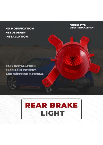 Hyundai Veloster Için 2013-2017 Araba Arka Tampon Reflektörü Işık Uyarı Freni Işık Sinyal Lambası 92405-2V500 Arka Sol (Yurt Dışından) fırsatları