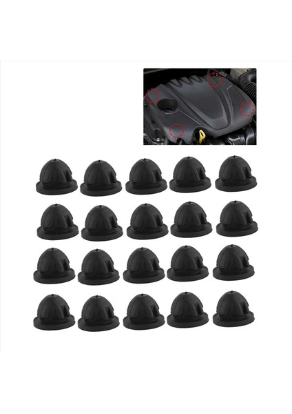 40PCS Araba Hood Tampon Tamponları 11127614138 Bmw 1 2 3 4 5 6 7 Seri Motor Kapağı Kauçuk Montaj Grommet Bush Bump Stop (Yurt Dışından) fiyatları