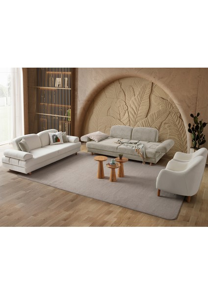 Aries Yataklı Sandıklı Koltuk Takımı 3+3+1+1 Sütlü Kahve fırsatları
