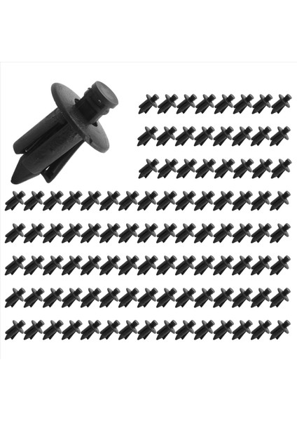 100 Adet Araba Kalıplama Kapı Çamurluk 5mm Delik Plastik Perçinler Sabitleme (Yurt Dışından) modelleri