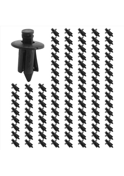 100 Adet Araba Kalıplama Kapı Çamurluk 5mm Delik Plastik Perçinler Sabitleme (Yurt Dışından) fırsatları