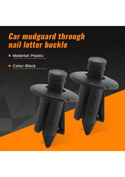 100 Adet Araba Kalıplama Kapı Çamurluk 5mm Delik Plastik Perçinler Sabitleme (Yurt Dışından) indirimleri