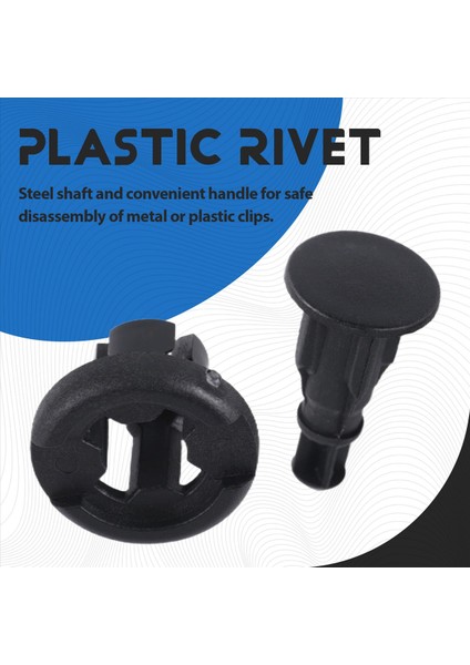 40PCS 10MM Push Tipi Plastik Tampon Çamurluk Parlama Bağlantı Elemanı Perçin Klipsleri ve Bir Tane Toka Aletini Çıkarın (Yurt Dışından) fırsatları