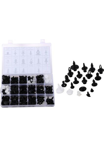 415X Plastik Araç Kapısı Trim Klipsi Tampon Perçin Vidaları Panel Itme Harfa Pin Kiti (Yurt Dışından) fiyatları