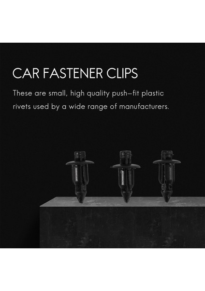 50X Plastik Perçin Bisiklet Kaplama Trim Panel Bağlantı Eden Klipler Honda Yamaha Siyah Için 6mm (Yurt Dışından) fiyatları